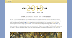 Desktop Screenshot of galisteostudiotour.org