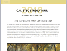 Tablet Screenshot of galisteostudiotour.org